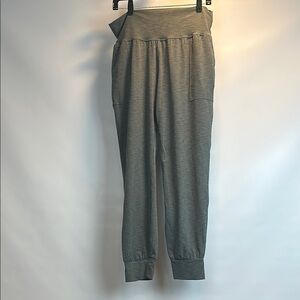 Gray High-Waisted Joggers